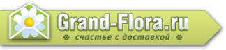 Логотип компании Доставка цветов Гранд Флора (ф-л г. Долгопрудный)
