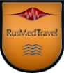 Логотип компании РусМедТрэвел